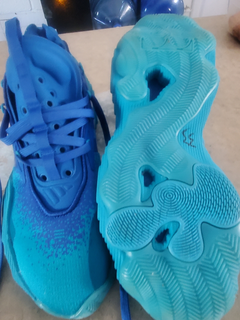 Kids Lightweight Sneakers in Teal Blue - Breathable Everyday Shoes